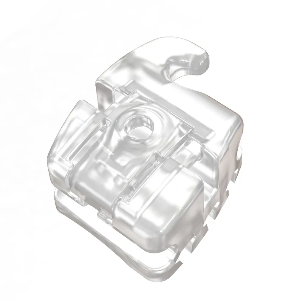 Orthodontic Creamic Sapphire Self Ligating Braces Clear Brackets - Buy 