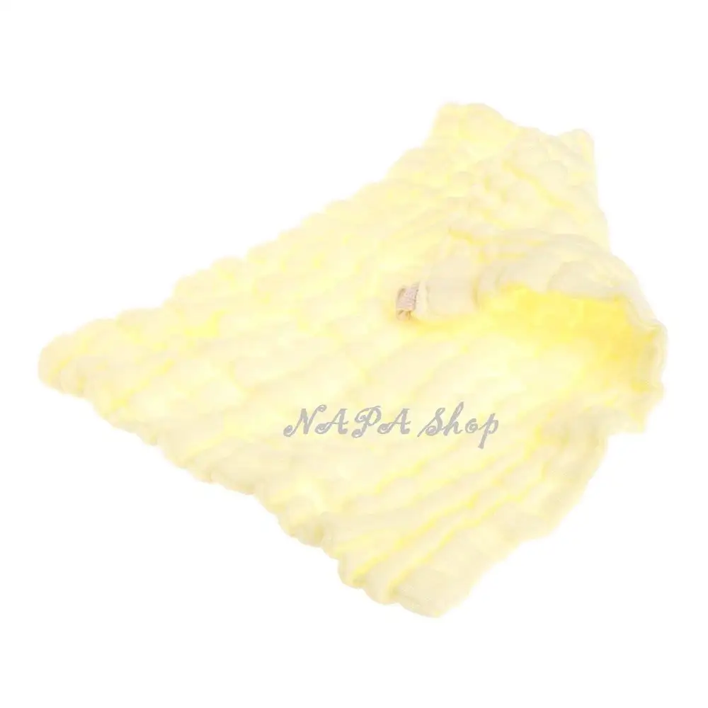NAPA Shop Yellow Soft Cotton Baby Handkerchief Infant KidsTowel Newborn Baby Washcloth Baby Child Feeding Wipe Cloth