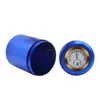 Wholesale Aluminum Stash Jar Storage Jar with Thermometer and Hygrometer Tobacco Box Pill Box