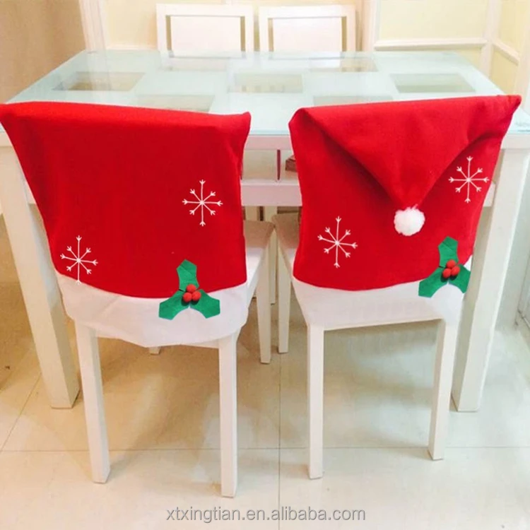santa hats for chairs