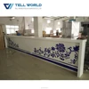 White marble long led bar counter ceiling lights custom size