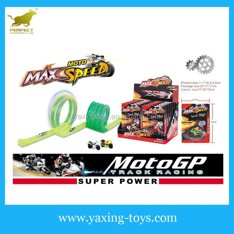 Kids Super Speed Stunt Friction Motorcycle Race Track Set Toy Buy Toy