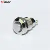 10MM SPST ON OFF Latching Waterproof Metal 2 Pin Push Button Switch