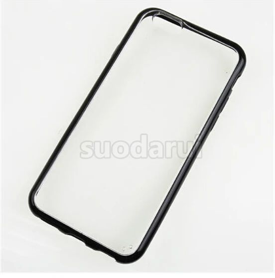 Transparent Mobile Covers For iPhone 6, For iphone 6s TPU PC Clear Hard Back Sell Case