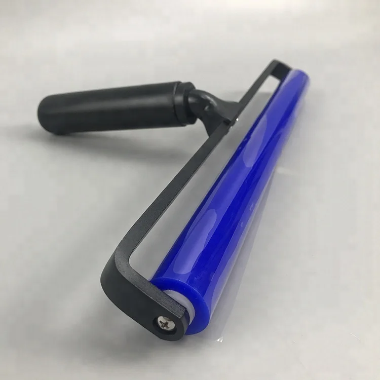 Black Plastic Handle Sticky Silicone Rubber Roller Manufacturer Buy Sticky Silicone Rubber