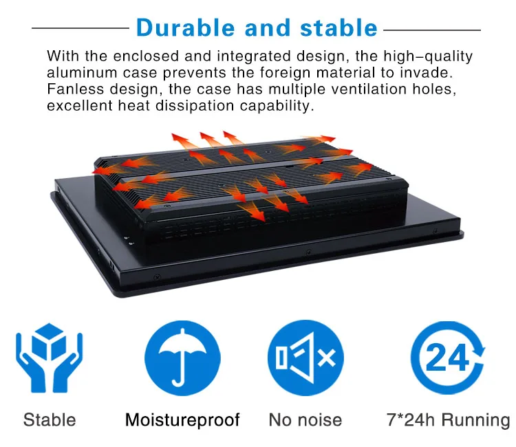 Chassis all-in-one i5 processor ITPC-A150 CT 15 inch all in one touch screen pc barebone kit
