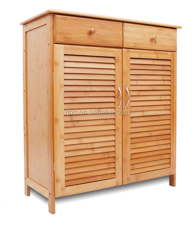 Factory High Quality Living Room Furniture Bamboo Storage Cabinet