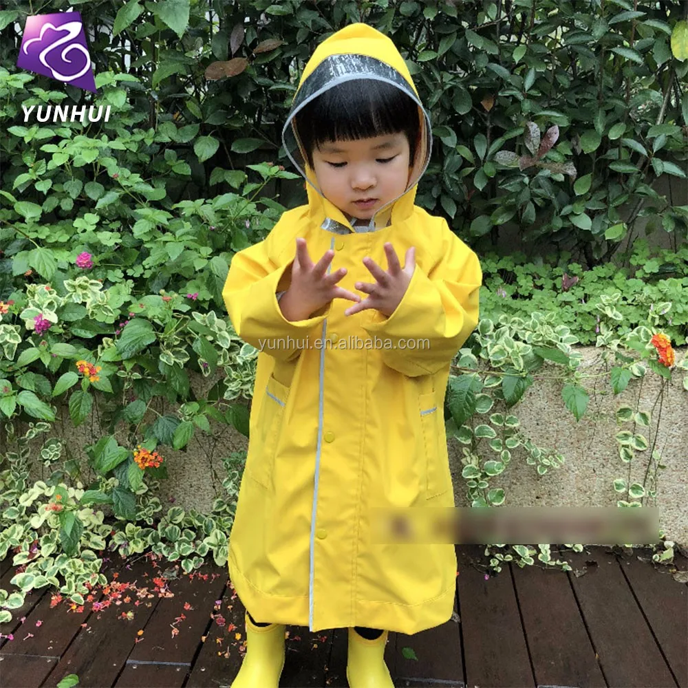 Yellow Boys And Girls Rain Coat Kids Raincoat Buy Kid Raincoat,Animal