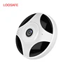 LOOSAFE Hooramic Two Way Audio Night Vision Camerame Security Wireless IP Camera With VR 360 Degree Pan