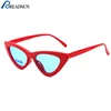 Red cute triangle uv400 fashion cat eye sunglasses women,fashion glasses