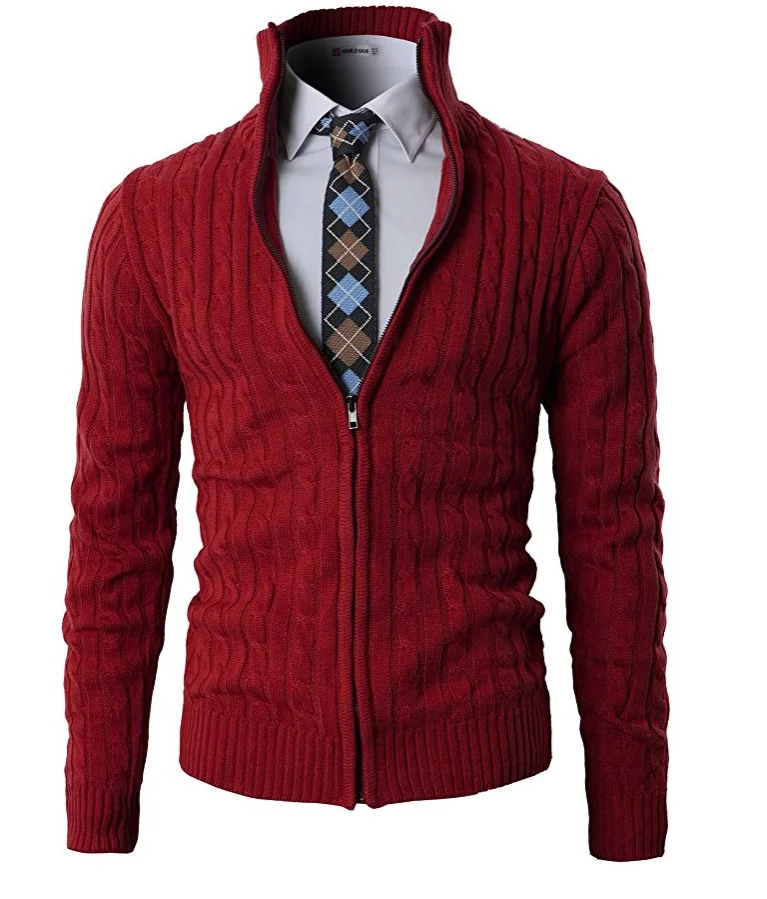 Fashionable Personal Custom Warm Long Sleeve Cozy Boy Cardigan Sweater ...