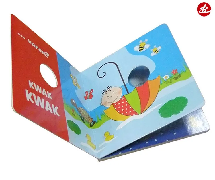 Wholesale Children Thick Paper Early Learning Cardboard Kids Toddler Baby Board Book Printing