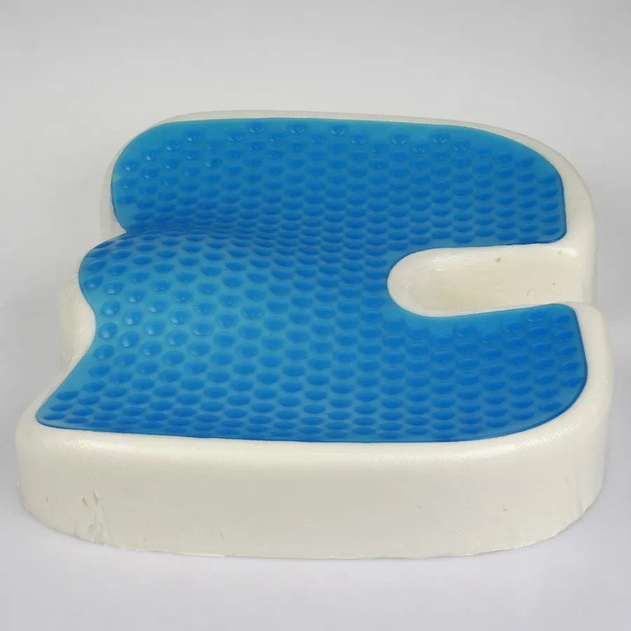 Summer Cooling Gel Seat Cushion Comfort Orthopedic Car Gel Seat Cushion