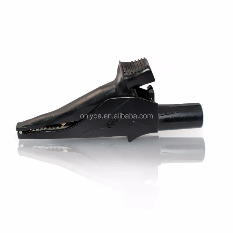 Fully Insulated 1000V 32A Larger Stainless steel Electrical Test Alligator Crocodile Clip (2).jpg