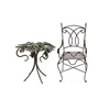 Decorative Garden Wrought Iron Chair and Table