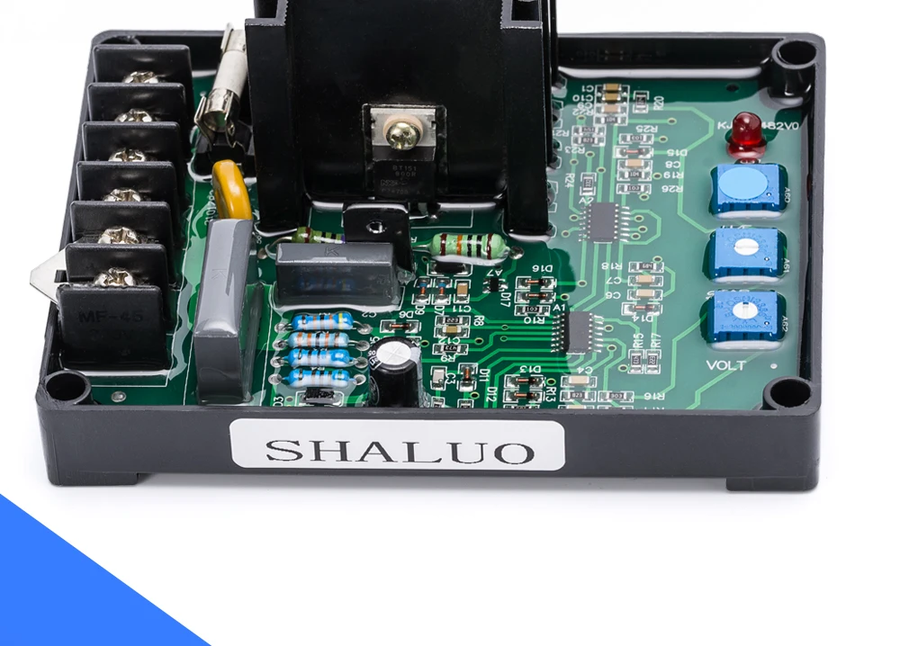 Generador diésel, placa electrónica integrada, diagrama de circuito estabilizador, regulador de voltaje automático avr GAVR 12A