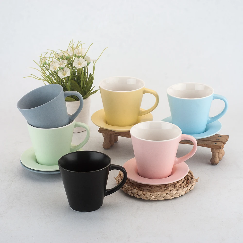 小订单定制标志陶瓷咖啡杯,陶瓷浓咖啡杯,批发咖啡陶瓷杯