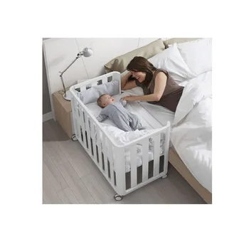 baby wooden cot with swing