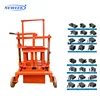 Neweek removable unfired cement block manual concrete hollow brick making machine