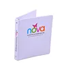 Custom Logo A5 3-hole PVC vinyl file folder