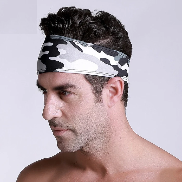 NNuodekeU Mens Headband Working Out and Dominating Your Competition Guys Sweatband & Sports Headband for Running Performance Stretch & Moisture Wicking 4 Pack Crossfit 