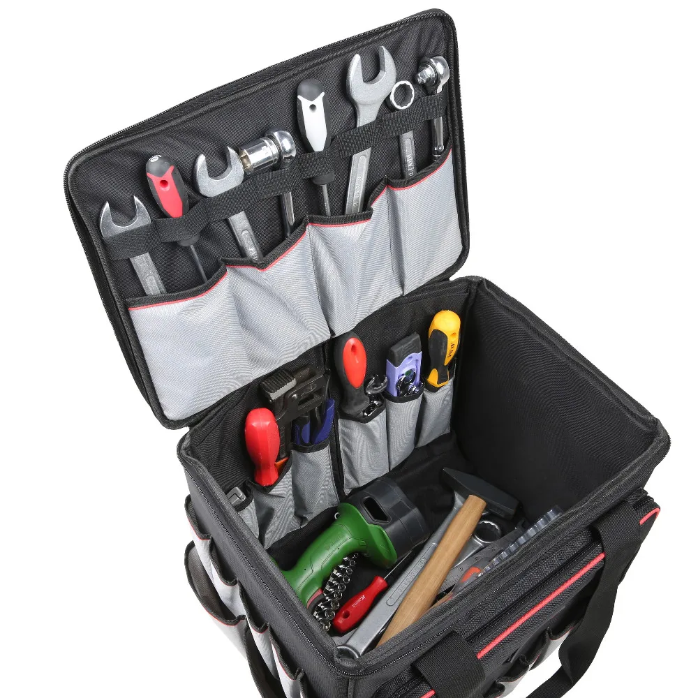Heavy Duty 1680d Polyester Trolley Tool Bag Easy Carry Rolling Tool Bags With Wheels Buy Tool