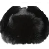 Autumn and winter warm down ski hat lei feng hat whole fox new style fur hat for men