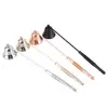 Stainless Steel Candle Wick Snuffer Flame Trimmer Bell Shaped Oil Lamp Cutter Extinguisher
