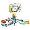 2018 big size plastic electric toy train set for kids with music light function