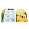 Kids Book with Easily Wipe & Clean Portable Marker Help Children to learn numbers, letters