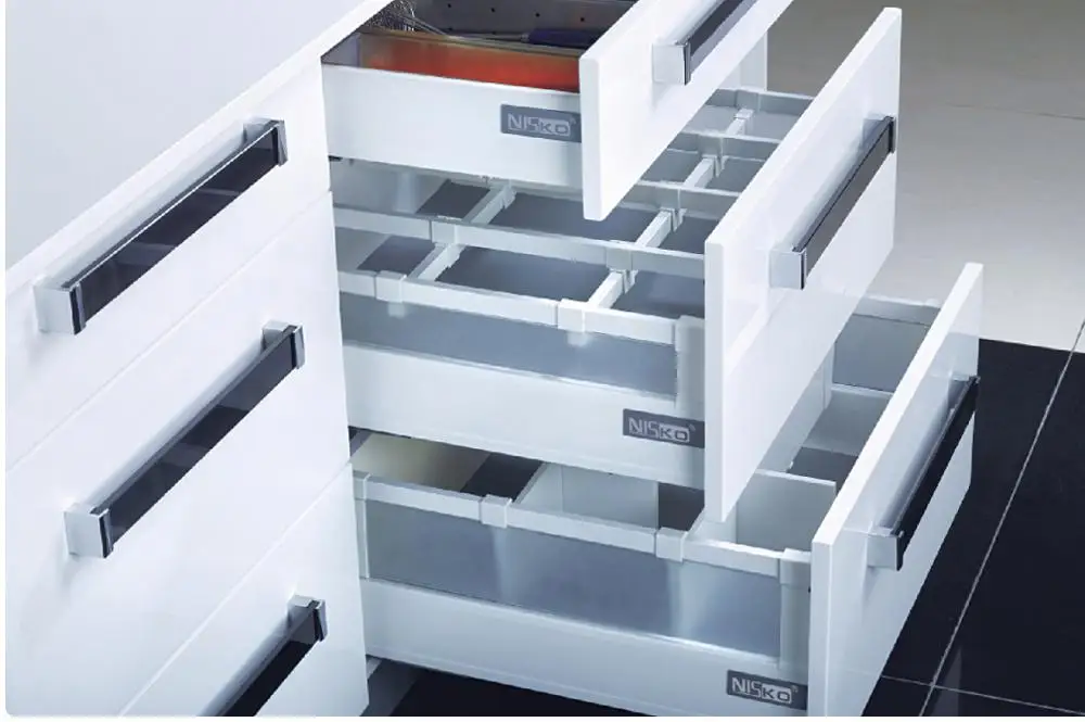 Stainless Steel Kitchen Pull Out Basket Kitchen Cabinet Drawer