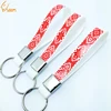 outdoor easy carry key silicone rubber keyring, wristband key chain, wrist band keychain