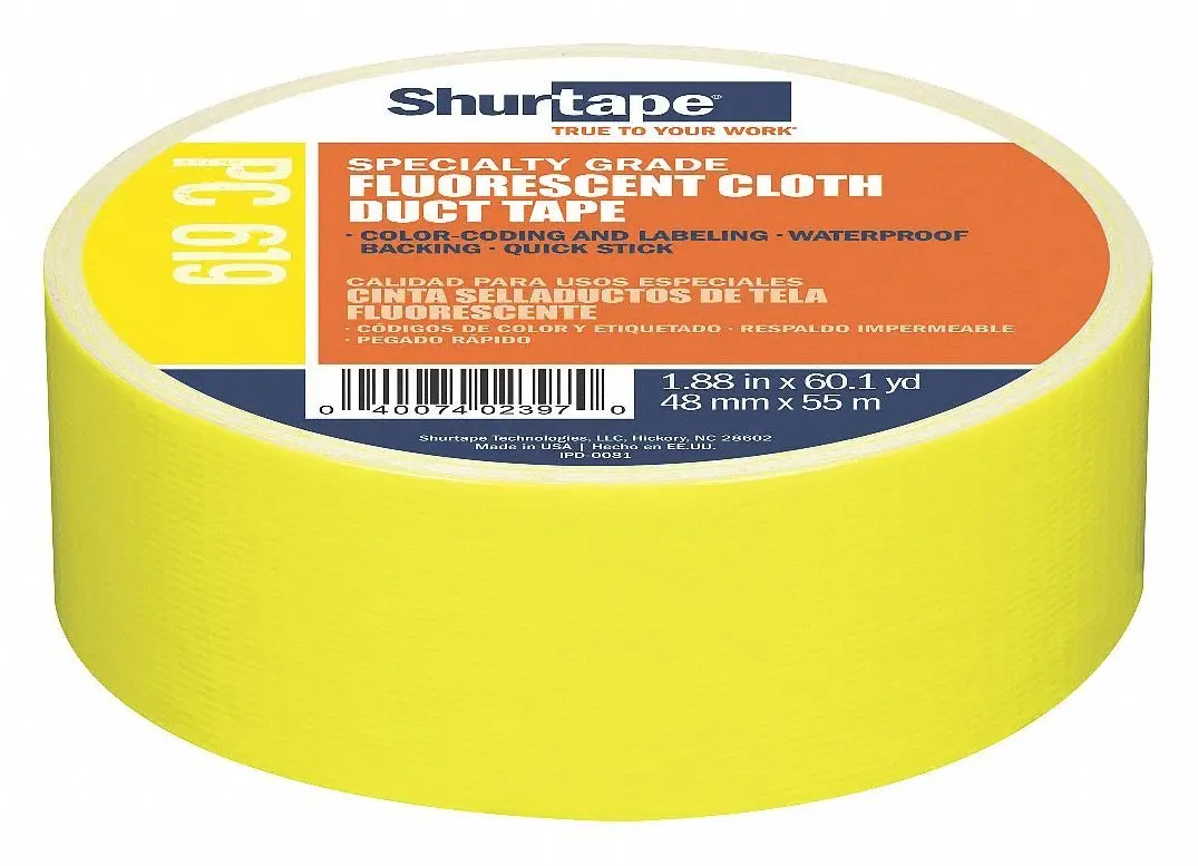 Industrial Duct Tape T.R.U Tan 1//2 in X 60 Yd. Waterproof UV Resistant Beige