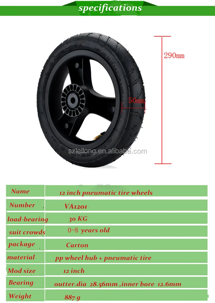 Black Friday On Sale 12 Inch Solid Rubber Spoke Wheels Cheap Price