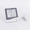 Indoor Room LCD Electronic Temperature Humidity Meter Digital Thermometer Hygrometer with Weather Station Alarm HTC-2