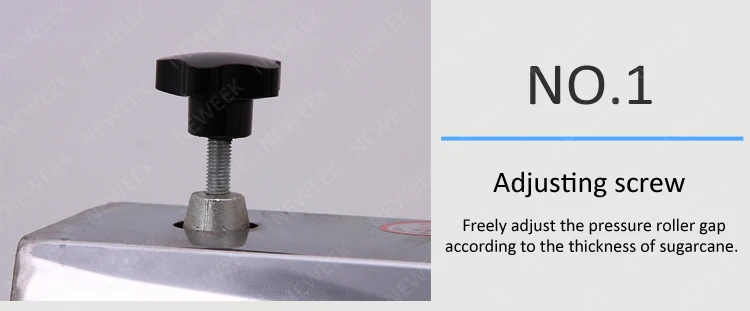 NEWEEK 3 roller electric sugarcane juice machine sugar cane juicer