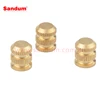 Buttress threading insert butter-fly nut/m8 wing nut brass inserts injection