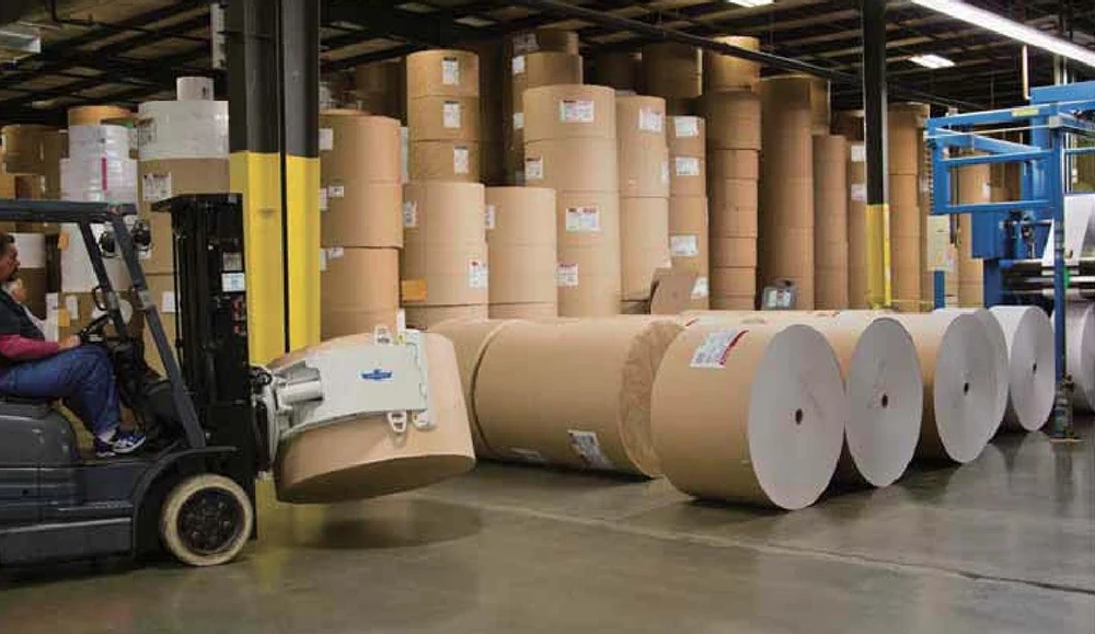 专为打印机和报纸出版商设计的叉车纸卷夹 - buy 叉车纸卷夹,纸卷夹,