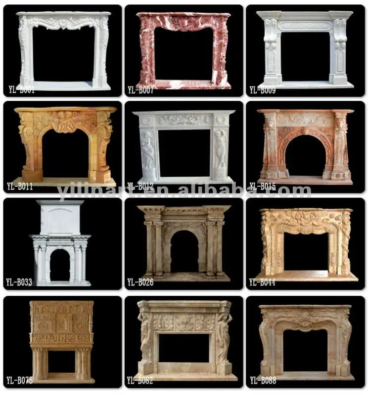 Wholesale Indoor Marble Fireplace