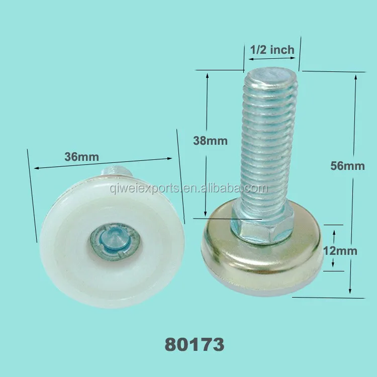 80173 -2 adjustable screw feet