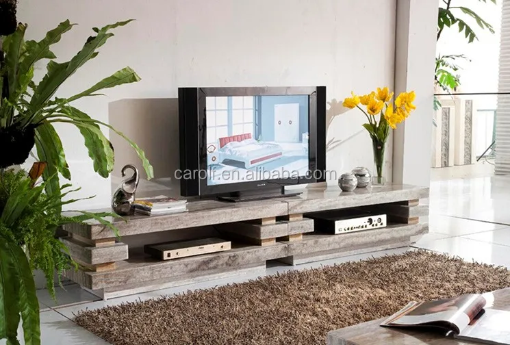 marble stone tv stand