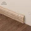 INTCO Hot selling Waterproof 8CM Modern PS Polystyrene Plastic Skirting Board