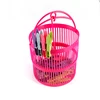 Cheap stable quality hold all kinds of small sundries clothes pegs plastic basket