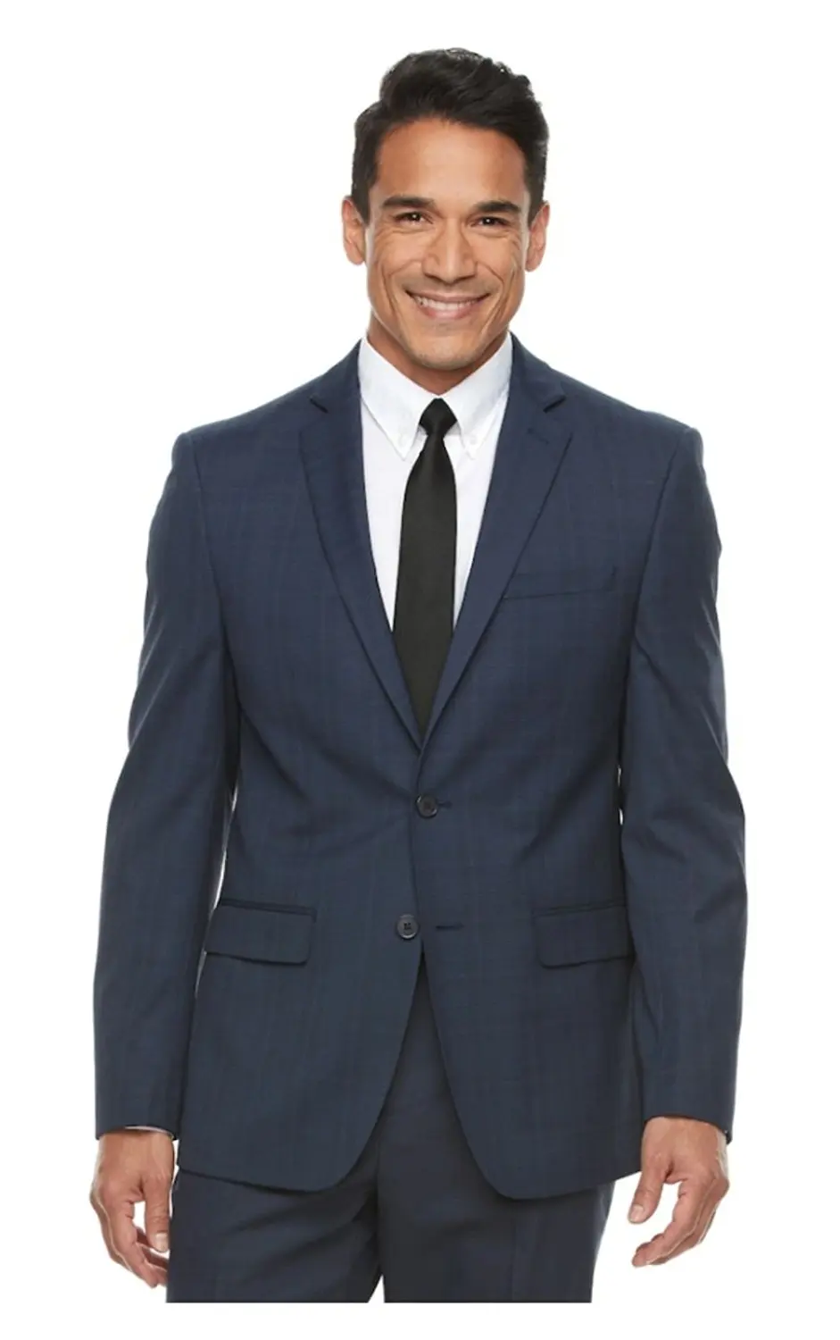 Navy Van Heusen Mens Flex Slim-Fit Sport Coat