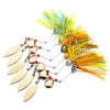 Fulljion Silicon Skirts Jig Spoon Spinner Fishing Lures Buzz Baits