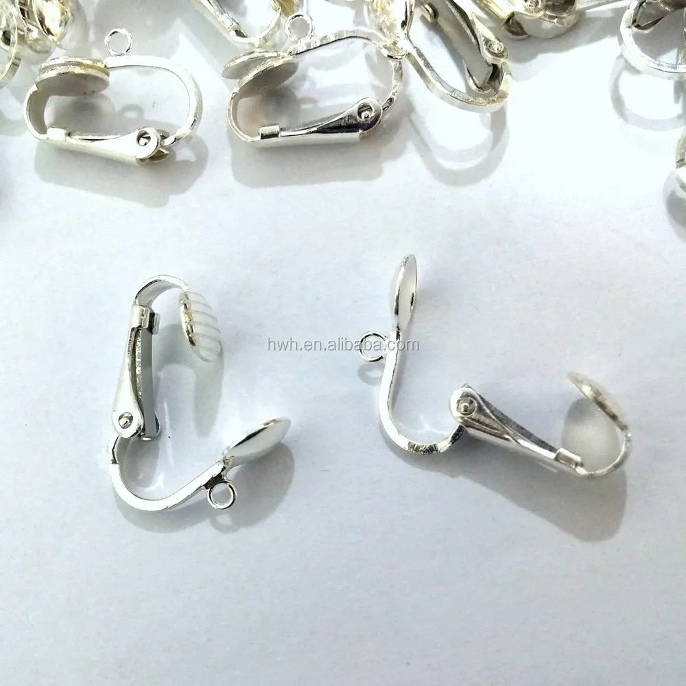 H1340 Sterling Silver Nonpierced Ear Clips With Hanging Loop Buy Non