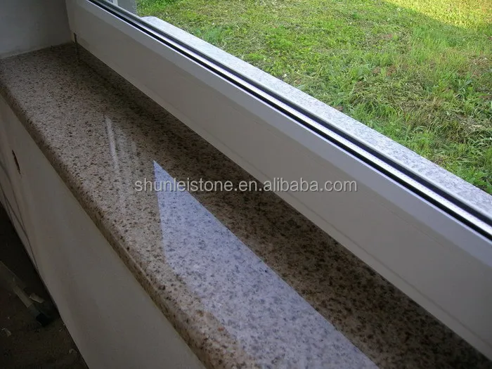 granite window sill in kitchen