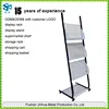 high quality steel types office equipment used magazine racks/ book reading stand/ brochure stand