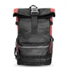 Premium custom logo waterproof herb weed tea carbon lined locking smell proof bag backpack Black