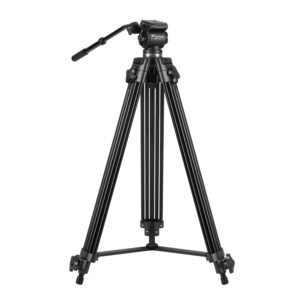 High Quality Ft6717 Weifeng Professional Heavy Duty Tripod Aluminum